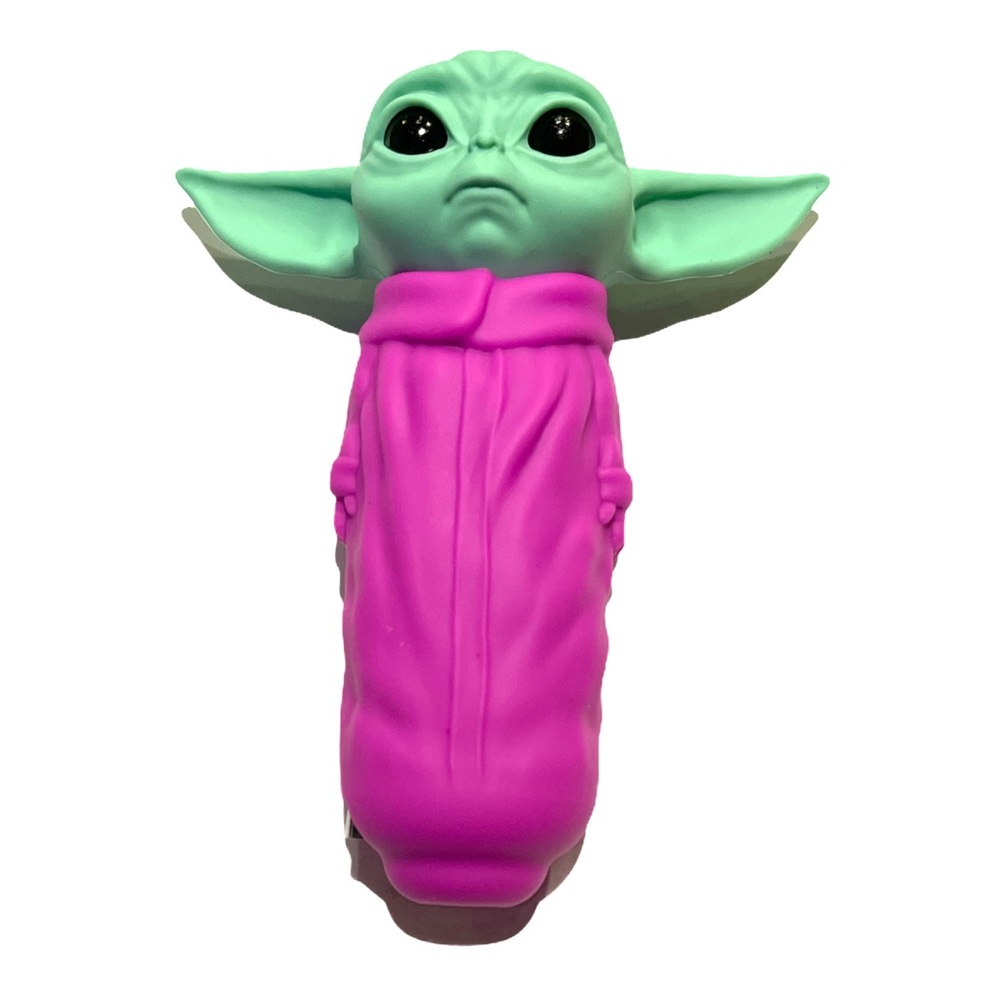 Baby yoda straw tool (pink)